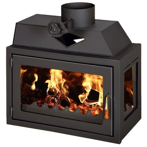 Prity O Right, Wood Stove, Black