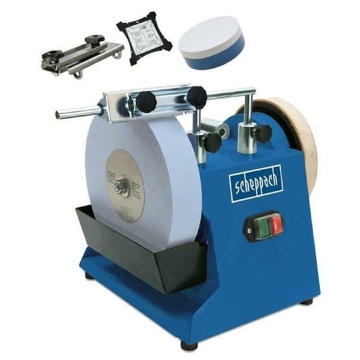 საპრიალებელ-სახეხი დაზგა Scheppach Tiger 2500, 200W, 200mm, 90Rpm, Blue