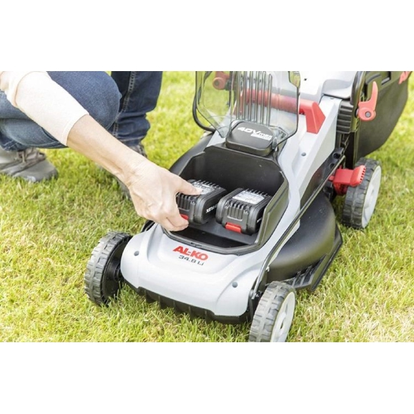 გაზონის საკრეჭი+ტრიმერი Al-Ko 113540-21, 20V, Electric Lawn Mower+Trimmer, Black/Grey