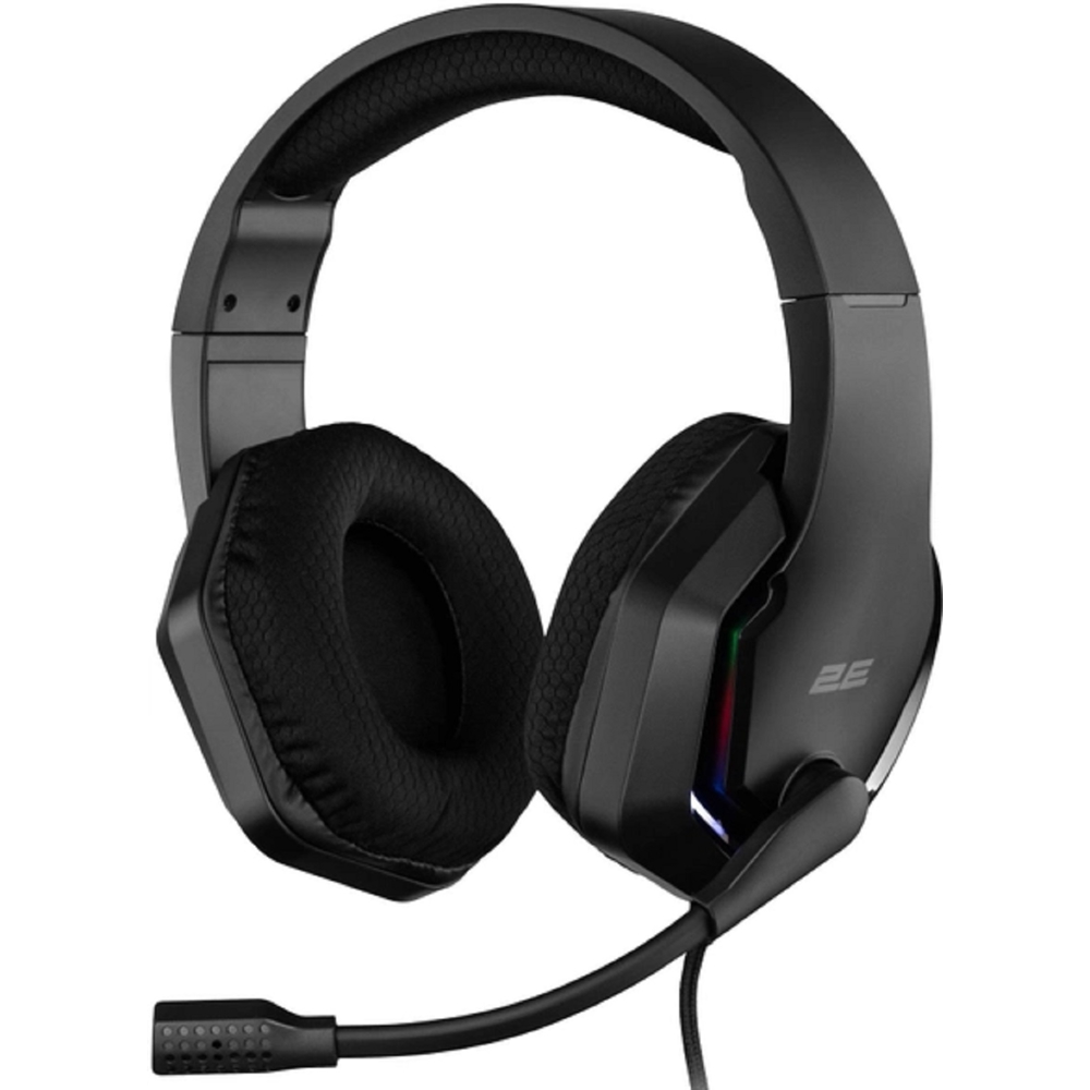 ყურსასმენი 2E HG315 Gaming Headset, Wired, RGB, USB, Black