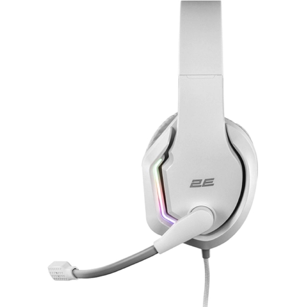 ყურსასმენი 2E HG315 Gaming Headset, Wired, RGB, USB, White