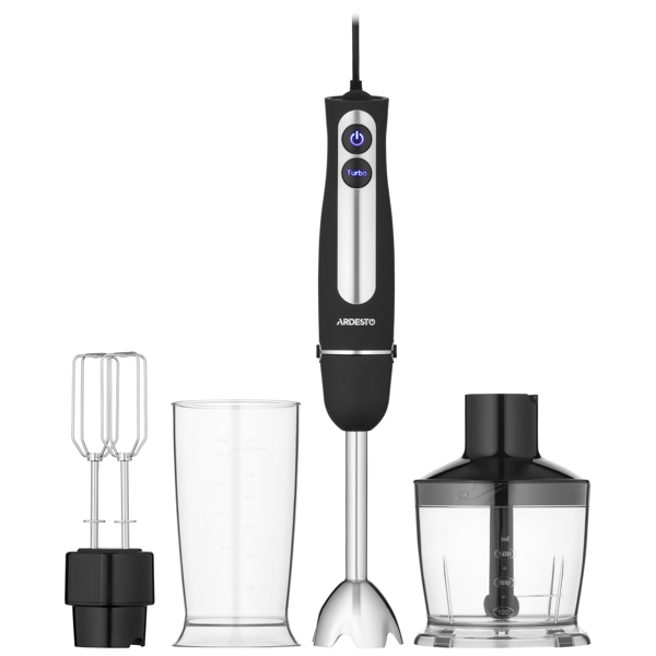 ხელის ბლენდერი Ardesto HBG-800BDWHCH, 800W, 600ML, Blender, Black