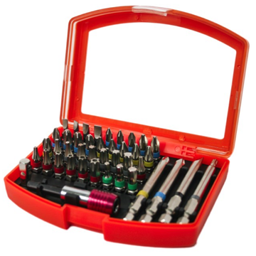 ხელსაწყოების ნაკრები Raider 158902, 42 Pcs Tool Set, Metal