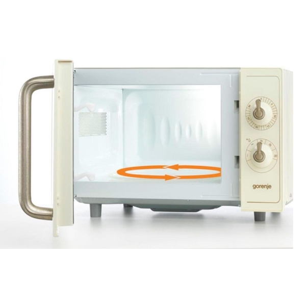 მიკროტალღური ღუმელი Gorenje MO4250TCLI, 800W, 20L, Microwave Oven, Beige