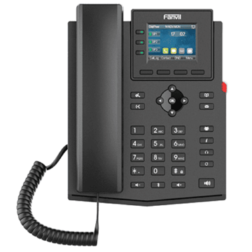 Fanvil X303W, IP Phone, POE, 4 SIP, Black