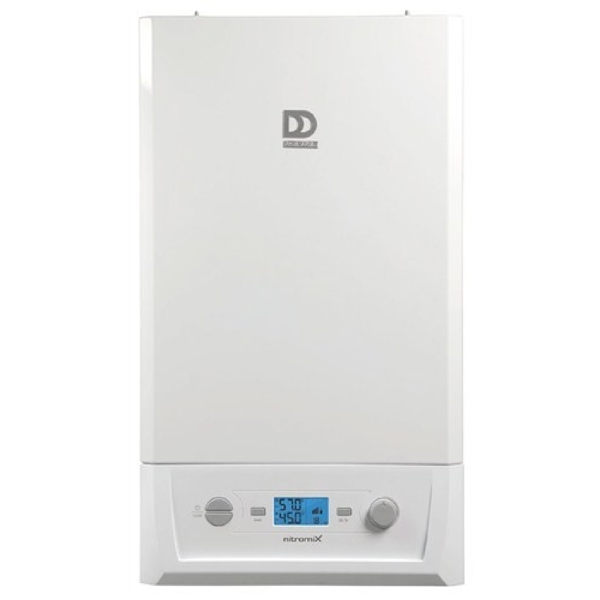 ცენტრალური გათბობის ქვაბი Demir Dokum Nitromix P35kW, 35kW, White