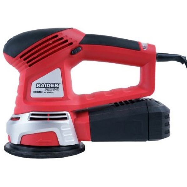 ექსცენტრიული კუთხსახეხი RAIDER RD-RSA03, 420W, 125mm, 11000Rpm, Red