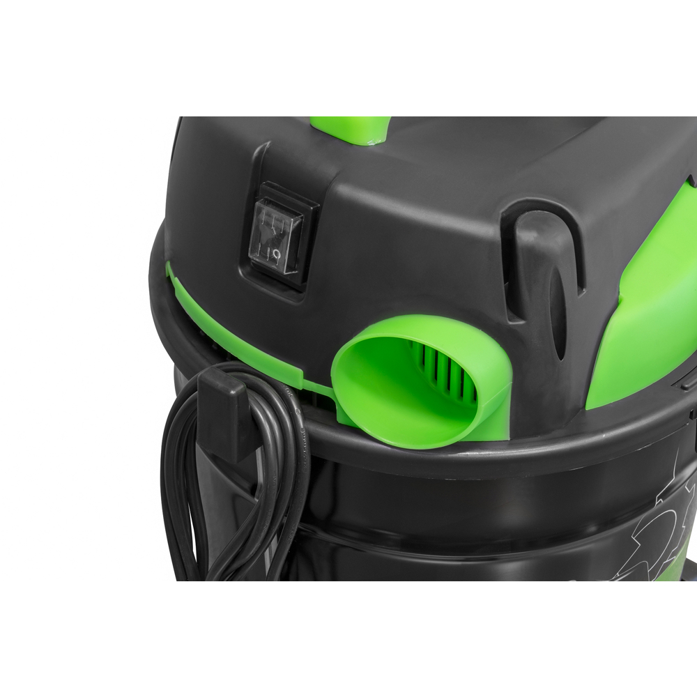 Lavor RUDY 1200 S, 1200W, 20L, Vacuum Cleaner, Black/Green