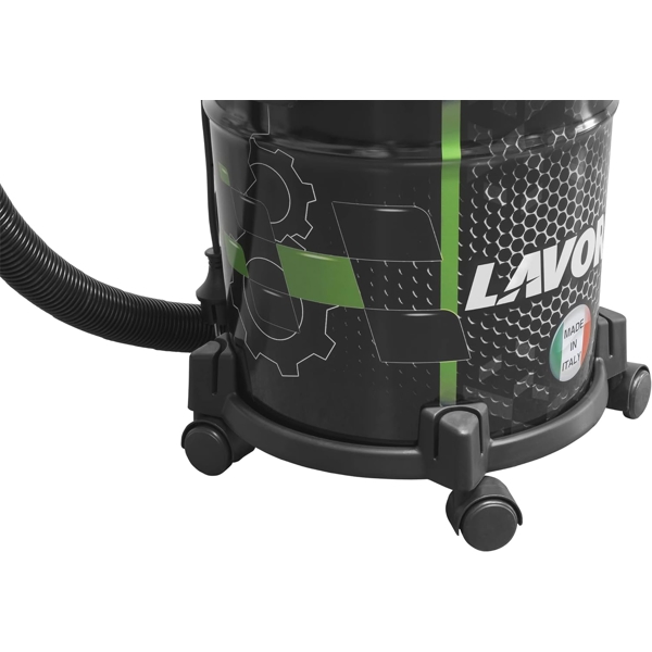 მტვერსასრუტი Lavor RUDY 1200 S, 1200W, 20L, Vacuum Cleaner, Black/Green