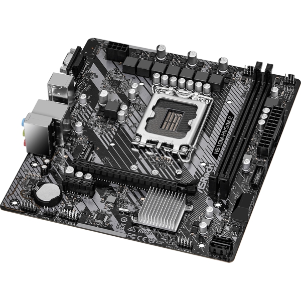 ASRock H610M-HVS/M.2_R2.0, LGA 1700, DDR4, DIMM, 64GB