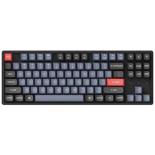 კლავიატურა Keychron K8PJ3, Wireless, RGB, Gaming Keyboard, Black