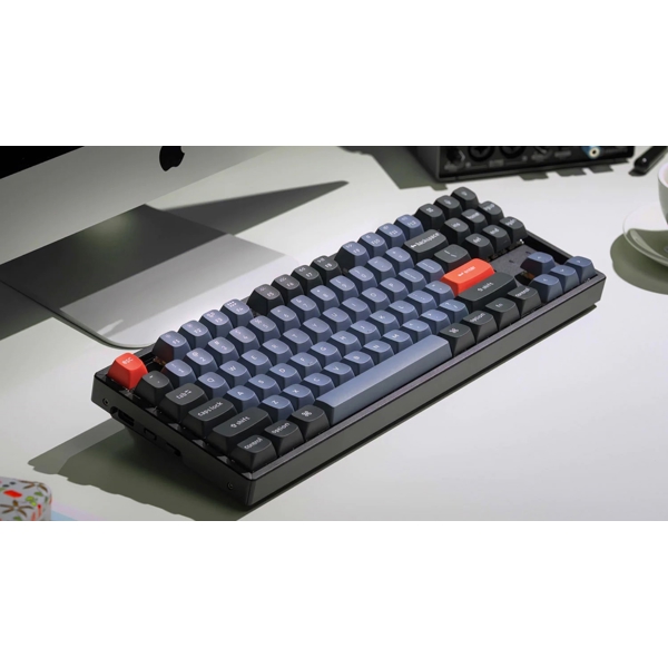 კლავიატურა Keychron K8PJ3, Wireless, RGB, Gaming Keyboard, Black