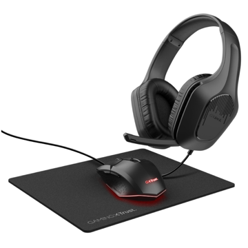 გეიმინგ კომპლექტი Trust 25117 GXT790, Wired, USB, 3.5mm, Gaming Set, Black