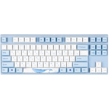 კლავიატურა Varmilo VEM87 Sea Melody, EC V2 Sakura, Wired, USB, Gaming Keyboard, Blue