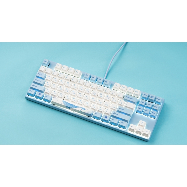 Varmilo VEM87 Sea Melody, EC V2 Daisy, Wired, USB, Gaming Keyboard, Blue