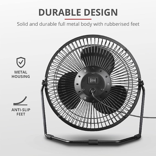 Trust 24311 Blaze, USB, Fan, Black