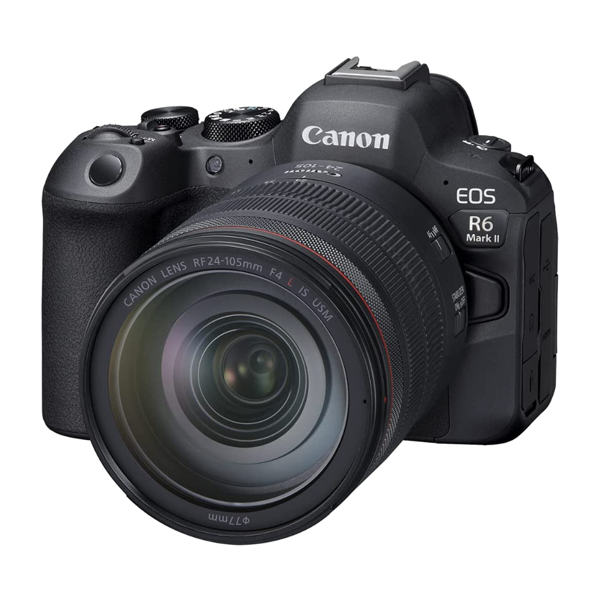 Canon 5666C030AA EOS R6 MKII RF24-105S, Camera Body, Black