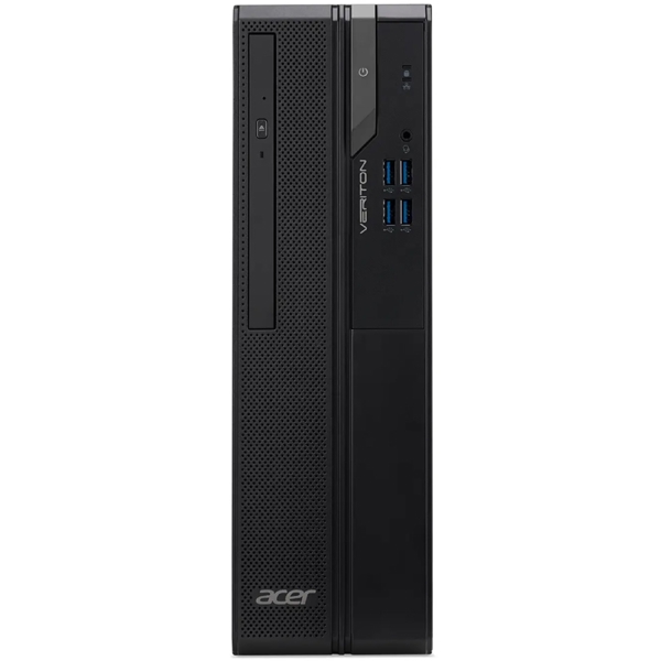 პერსონალური კომპიუტერი Acer DT.VYYMC.00Q Veriton X2690G, i3-12100, 8GB, 256GB SSD, Integrated, Black