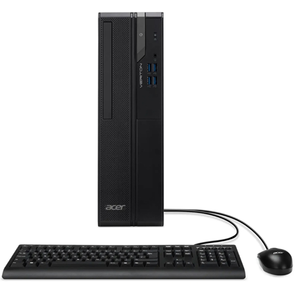 Acer DT.VYYMC.00Q Veriton X2690G, i3-12100, 8GB, 256GB SSD, Integrated, Black