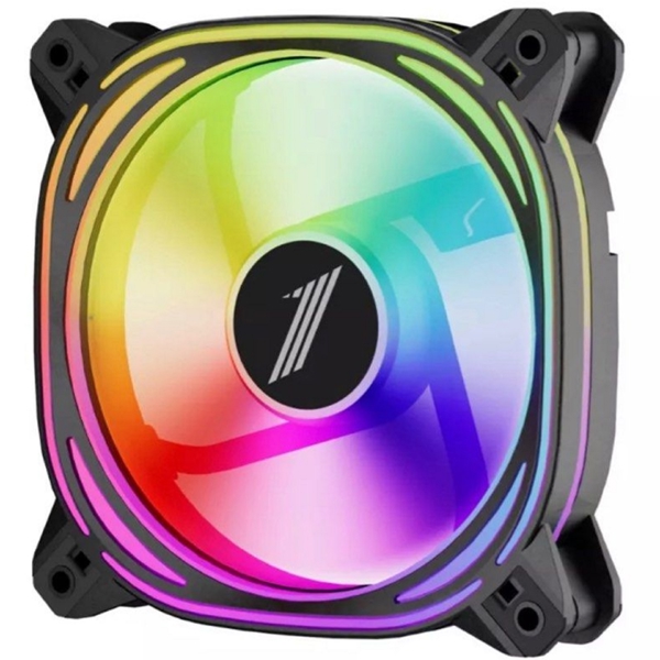 ქულერი 1STPLAYER 1STPLR-FB-BK, A-RGB, 120mm, 1100RPM, Cooler, Black