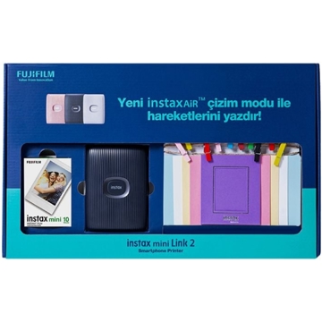 ფოტოპრინტერის ნაკრები Fujifilm Link 2 Bundle, Space Blue