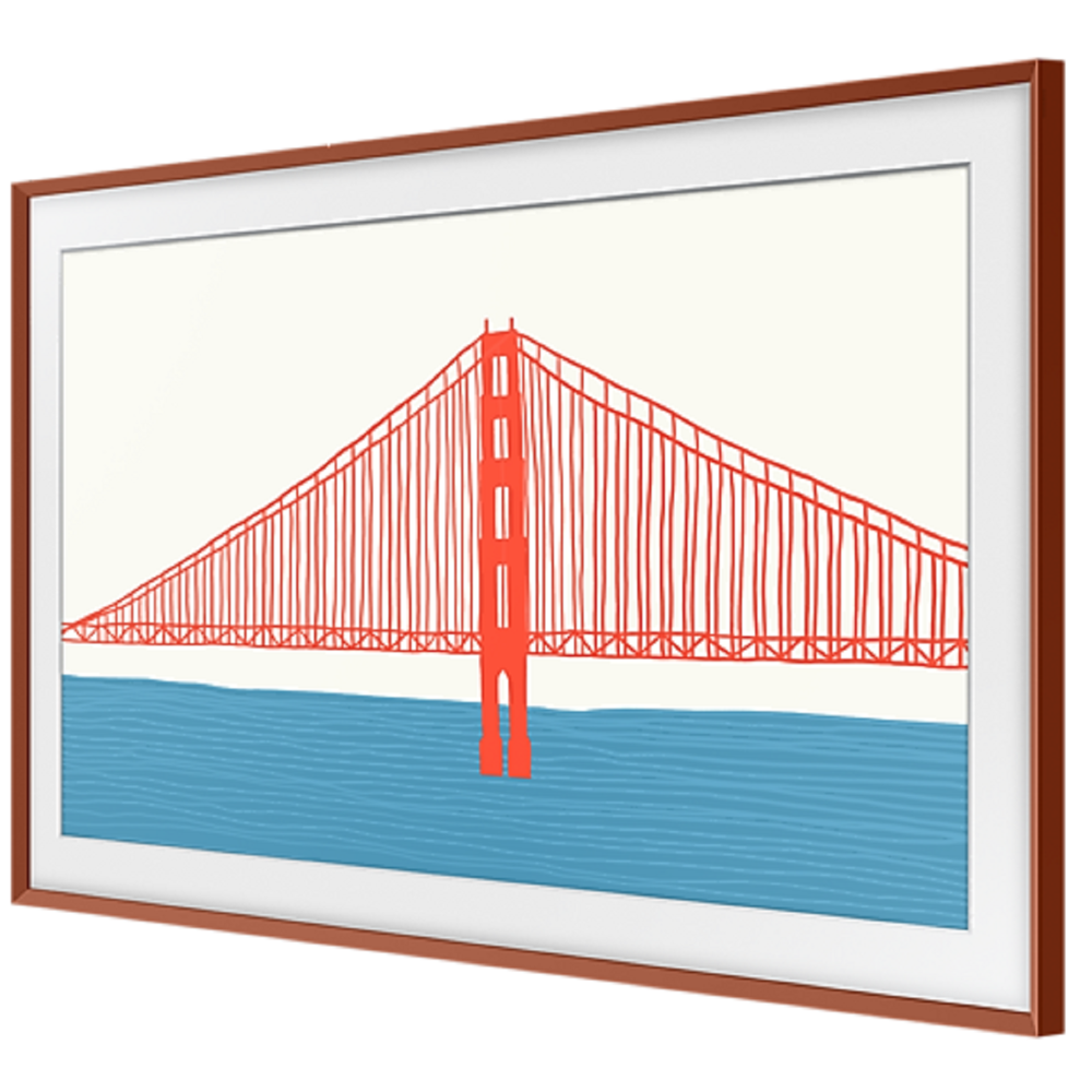 Samsung VG-SCFA55TRCRU, 55", Additional Frame, Red/Brick