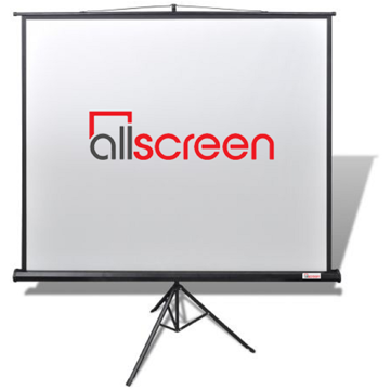 პროექტორის ეკრანი ALLSCREEN TRIPOD PROJECTION SCREEN 200X200CM HD FABRIC CTP-8080B 110 inch