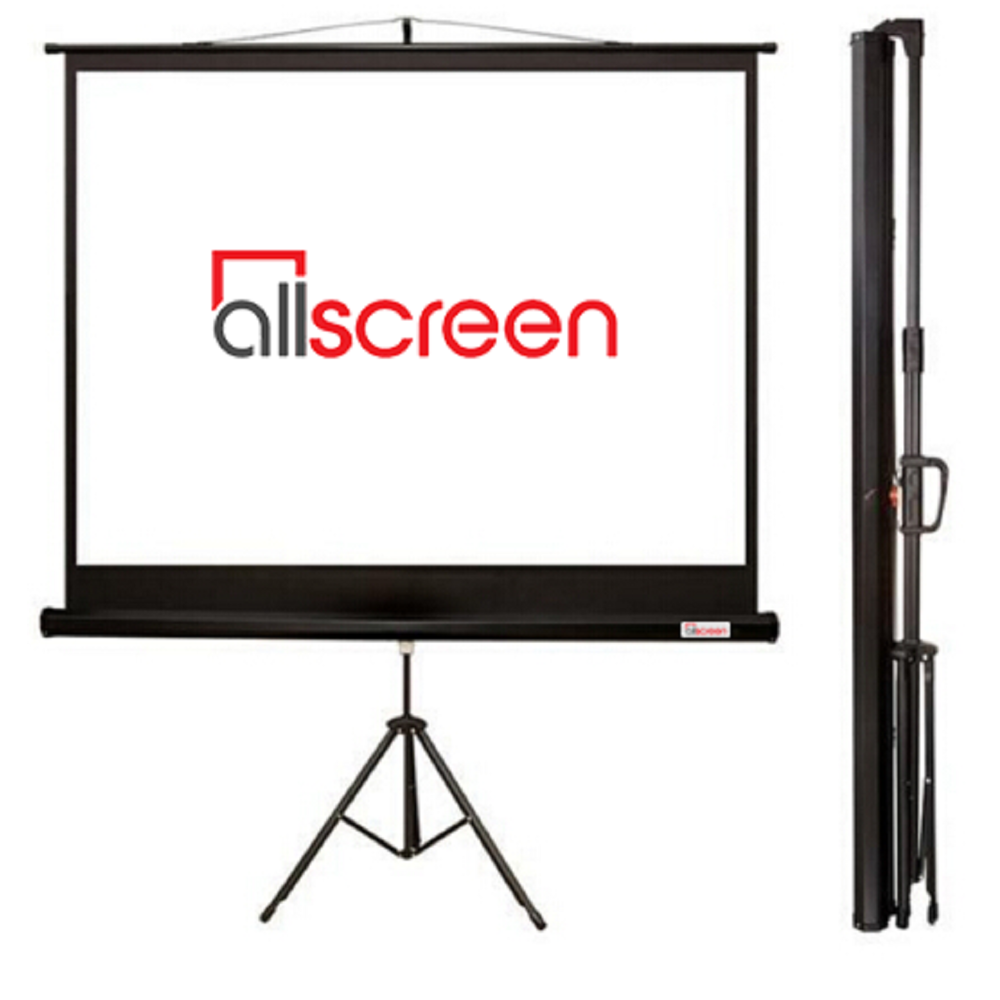 ALLSCREEN TRIPOD PROJECTION SCREEN 200X200CM HD FABRIC CTP-8080B 110 inch