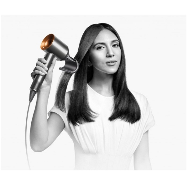 თმის საშრობი Dyson BCO-389922-01, 1600W, Hair Dryer, Nickel/Copper