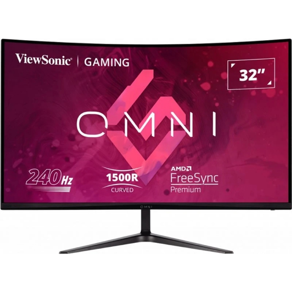 მონიტორი ViewSonic VX3219-PC-MHD, 32", Curved Monitor, FHD, VA, HDMI, DP, Black