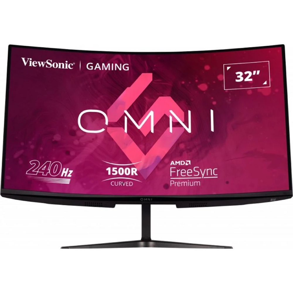 ViewSonic VX3219-PC-MHD, 32", Curved Monitor, FHD, VA, HDMI, DP, 3.5mm, Black