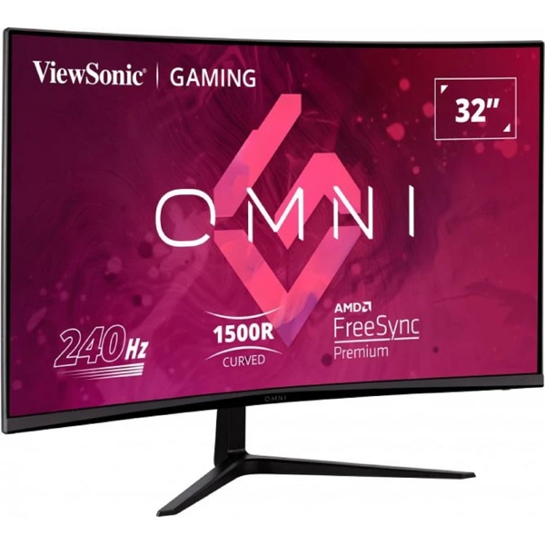 მონიტორი ViewSonic VX3219-PC-MHD, 32", Curved Monitor, FHD, VA, HDMI, DP, Black