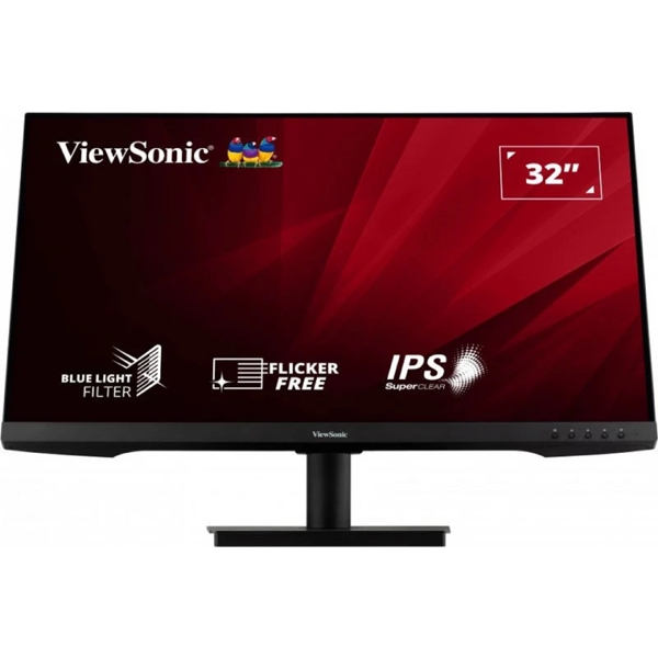 მონიტორი ViewSonic VA3209-MH, 32”, Monitor, FHD, IPS, HDMI, VGA, Black