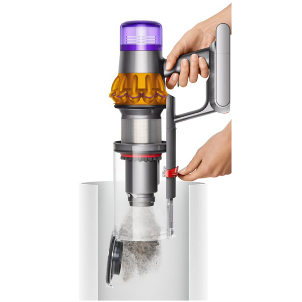 მტვერსასრუტი Dyson SV47 V15 DT, 350W, 0.7L, Vacuum Cleaner, Yellow/Iron