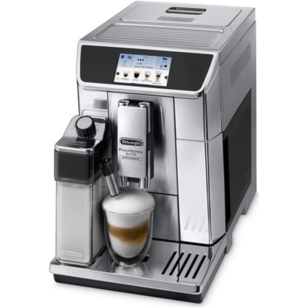 ყავის აპარატი DeLonghi ECAM650.85.MS PrimaDonna Elite Experience, 1450W, 2L, Coffee Machine, Silver