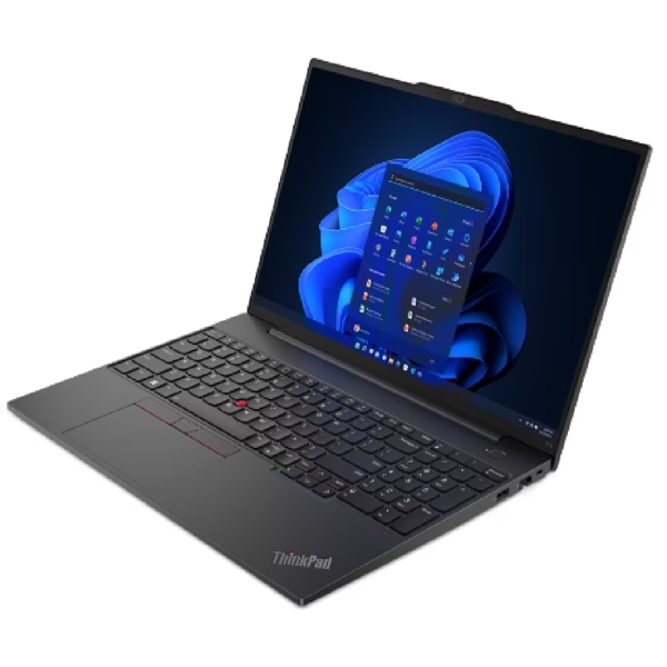 ნოუთბუქი Lenovo 21JN009WRT ThinkPad E16 Gen 1, 16", i7-1355U, 16GB, 512GB SSD, Integrated, W11P, Graphite Black