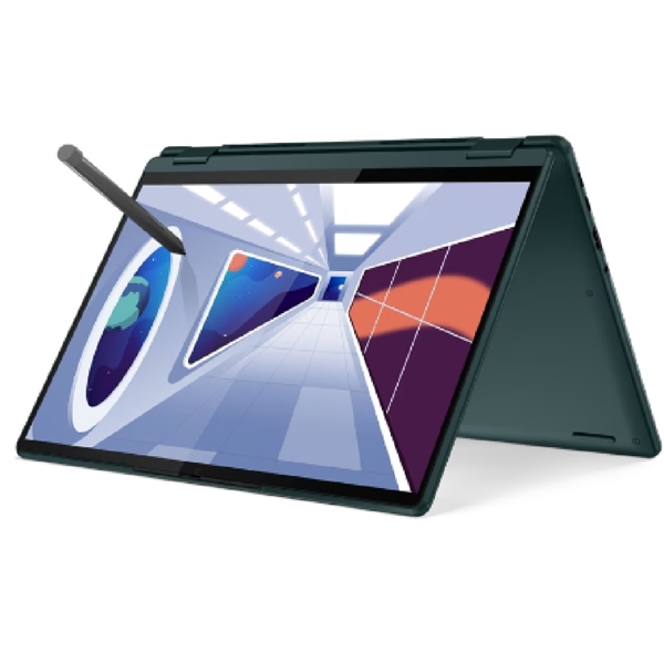 ნოუთბუქი Lenovo 83B2003RRK Yoga 6 13ABR8, 13.3", Ryzen 5-7530U, 16GB, 512GB SSD, Integrated, W11H, Dark Teal