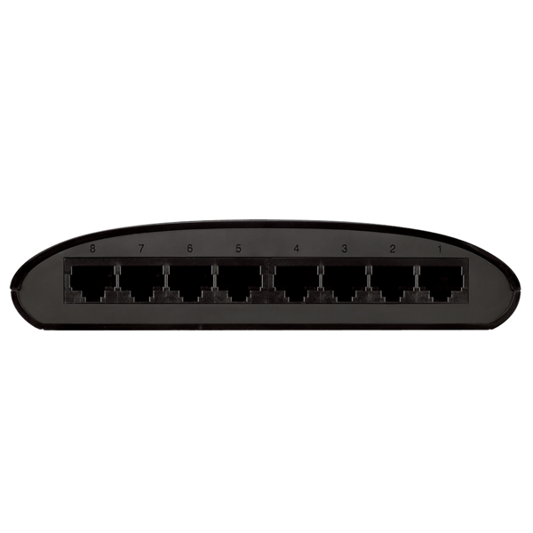 D-Link DES-1008D, 8-Port, Switch, Black