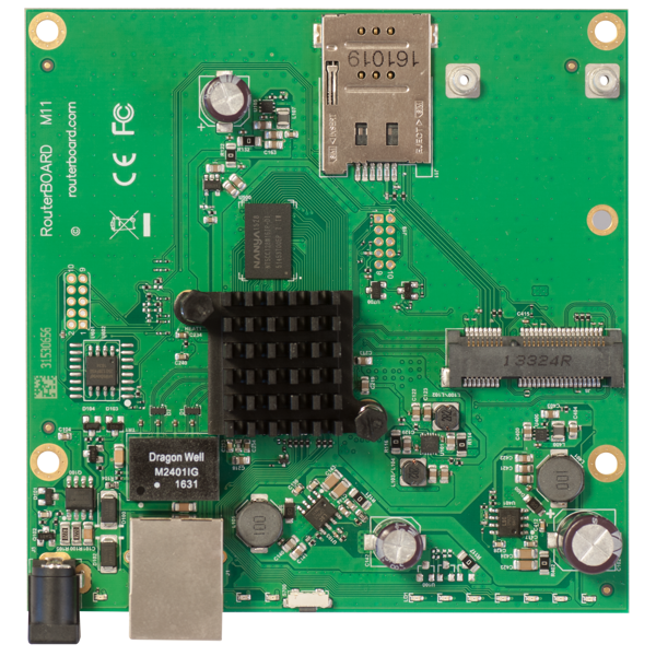 Mikrotik RBM11G, RouterBOARD, Green