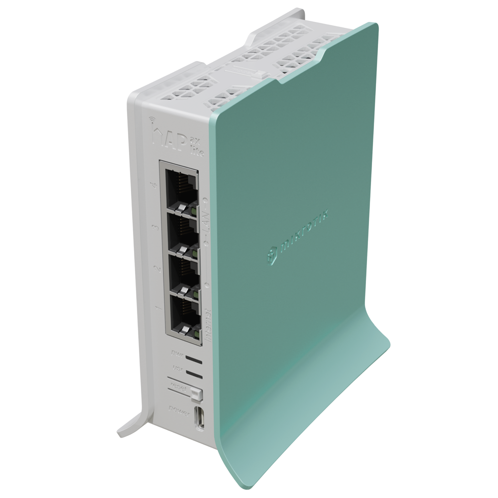 Mikrotik L41G-2axD hAP ax lite, 574Mbps, Router, White/Green