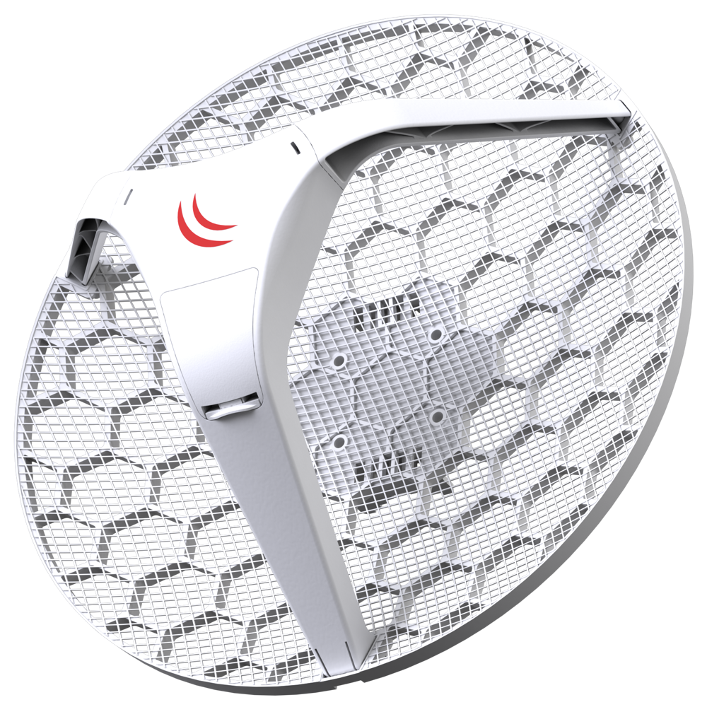 გარე გამოყენების CPE Mikrotik RBLHG-2nD LHG 2, 300Mbps, LongRange CPE, White