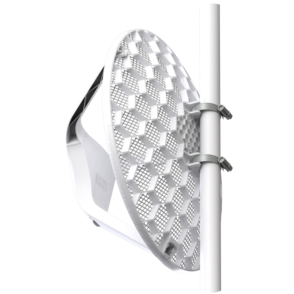 გარე გამოყენების CPE Mikrotik RBLHG-2nD LHG 2, 300Mbps, LongRange CPE, White