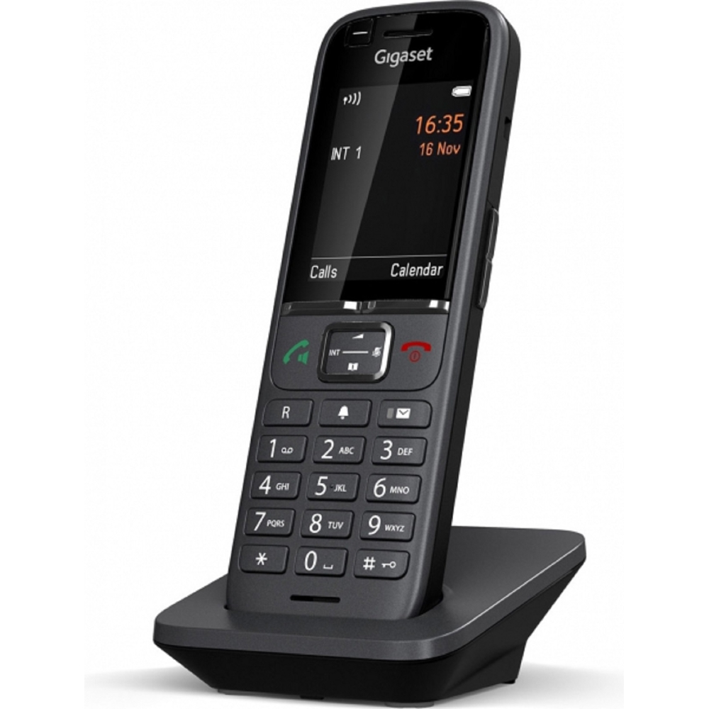 Gigaset S30852-H2974-R102 S700H PRO, Cordless Phone, 8 Lines,  Micro-USB, Black