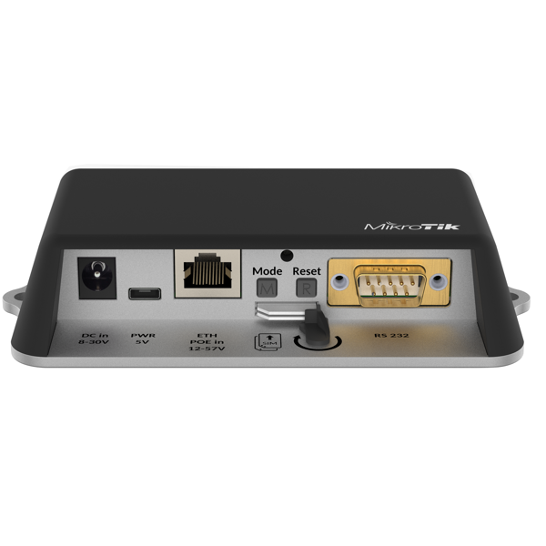 4G როუტერი Mikrotik RB912R-2nD-LTm&R11e-LTE, 300 Mbps, LTE Router, Black