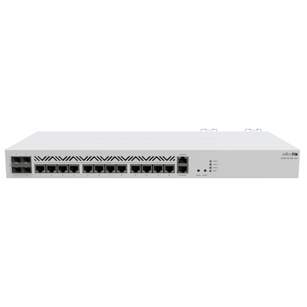 Mikrotik CCR2116-12G-4S+, Router, White