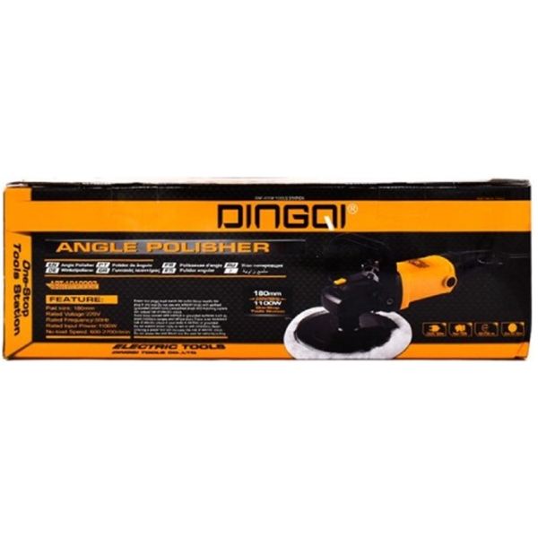 პოლირების აპარატი Dingqi 1010007, 1100W, 180mm, 2700Rpm, Orange