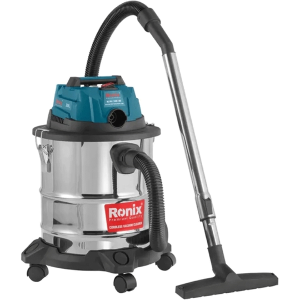 სამშენებლო მტვერსასრუტი Ronix 8641, 150W, 20L, Construction Vacuum Cleaner, Silver