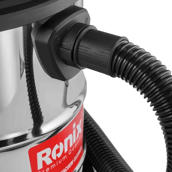 სამშენებლო მტვერსასრუტი Ronix 8641, 150W, 20L, Construction Vacuum Cleaner, Silver