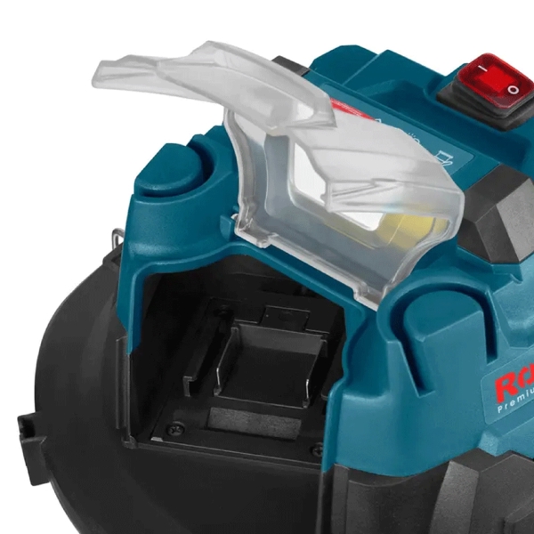 სამშენებლო მტვერსასრუტი Ronix 8641, 150W, 20L, Construction Vacuum Cleaner, Silver