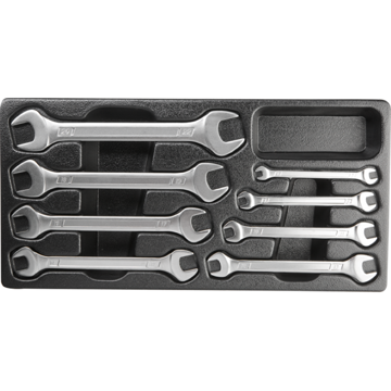 Neo 84-285, 8 Pcs Ratchet Spanner Set, Silver